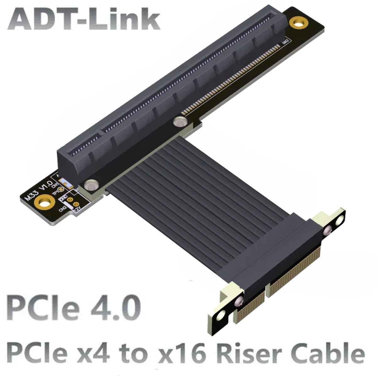 Pcie Extension Cable - PCI-E 4.0 x4 to x16 Riser