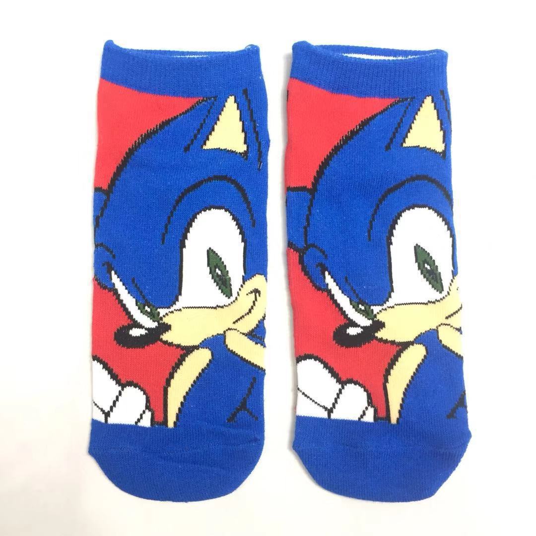 Gaming Accessories To Gift - Japanese Anime Merchandise Cartoon Sonic Socks