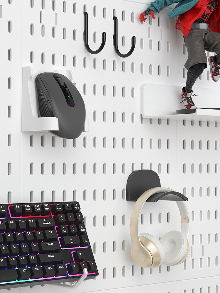 Gaming Accessories Stand - 【SET C】Pegboard Accessory:Headphone Stands, Multi-Functional Holder,