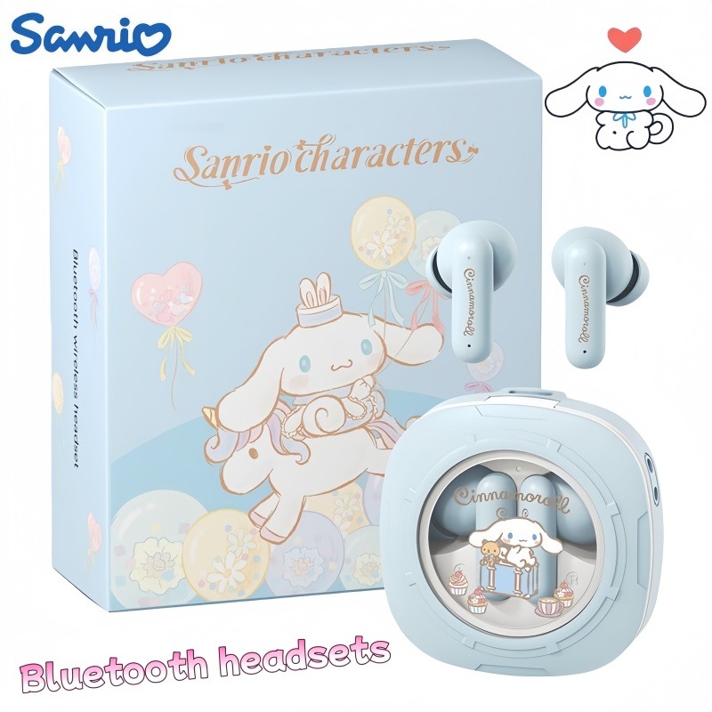 Gaming Accessories To Gift - Sanrio Cinnamoroll Wireless Bluetooth In-Ear Earphones,