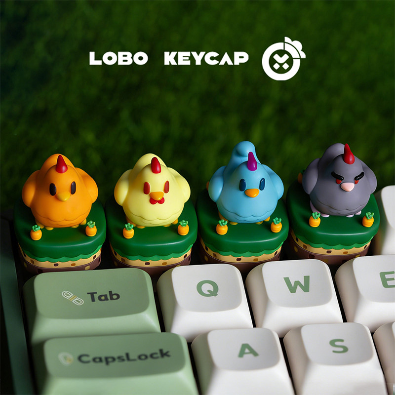 Gaming Accessories To Gift - LOBO Stardew Valley Chicken Artisan Keycap