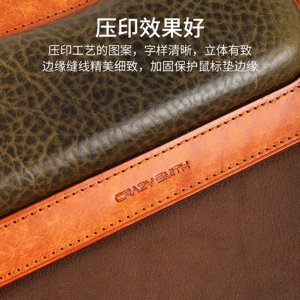 Handmade Genuine Cowhide Mouse - đánh giá và giá Wrist Rest Ergonomic