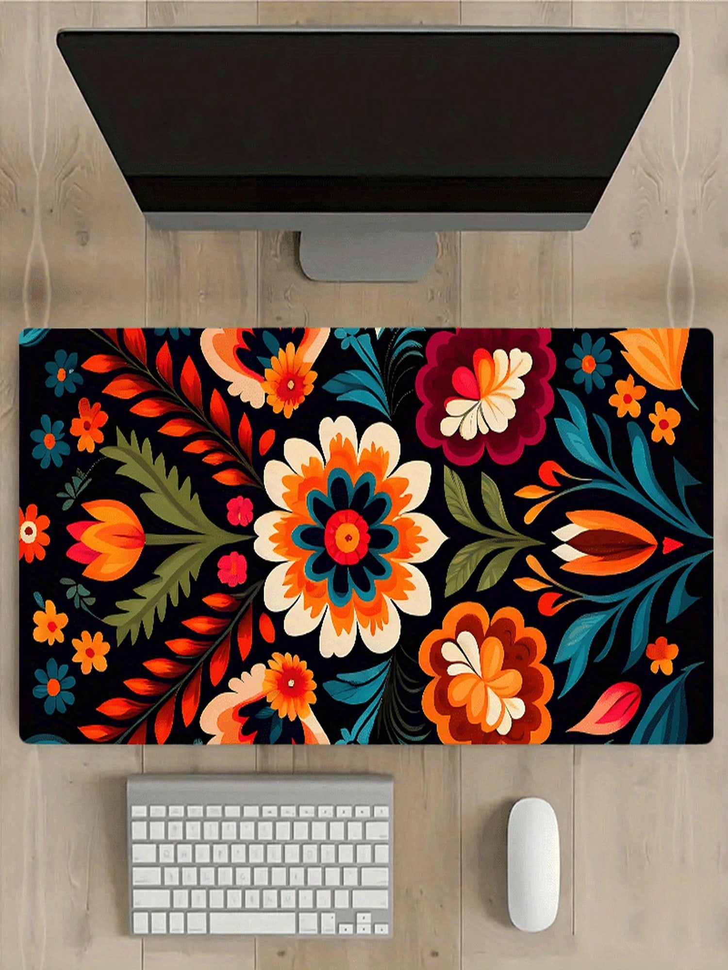 Floral Bohemian Style Desk Mat - đánh giá và giá Gaming Accessories Officeworks