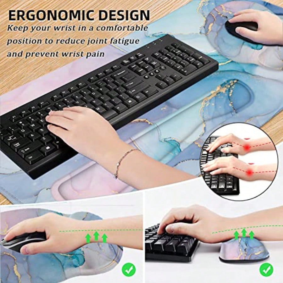 Mouse Pad with Wrist Rest Larg - đánh giá và giá Wrist Rest Ergonomic