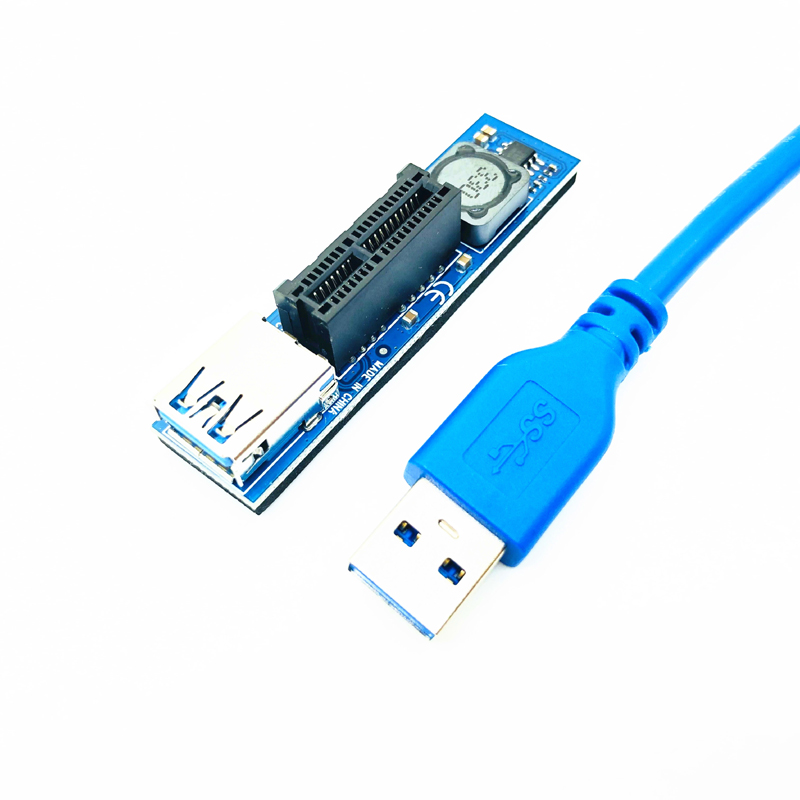NVME M.2 M-Key to PCI-E X1 Ris - đánh giá và giá Pcie Extension Cable