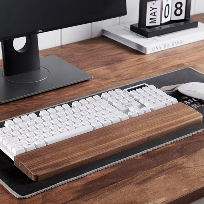 30/36/44cm Solid Walnut Keyboa - đánh giá và giá Wrist Rest Ergonomic