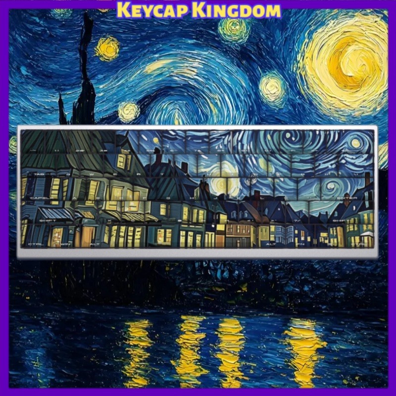 Van Gogh Starry Sky Theme Keyc - đánh giá và giá Gaming Accessories To Gift