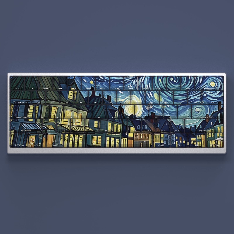 Van Gogh Starry Sky Theme Keyc - đánh giá và giá Gaming Accessories To Gift