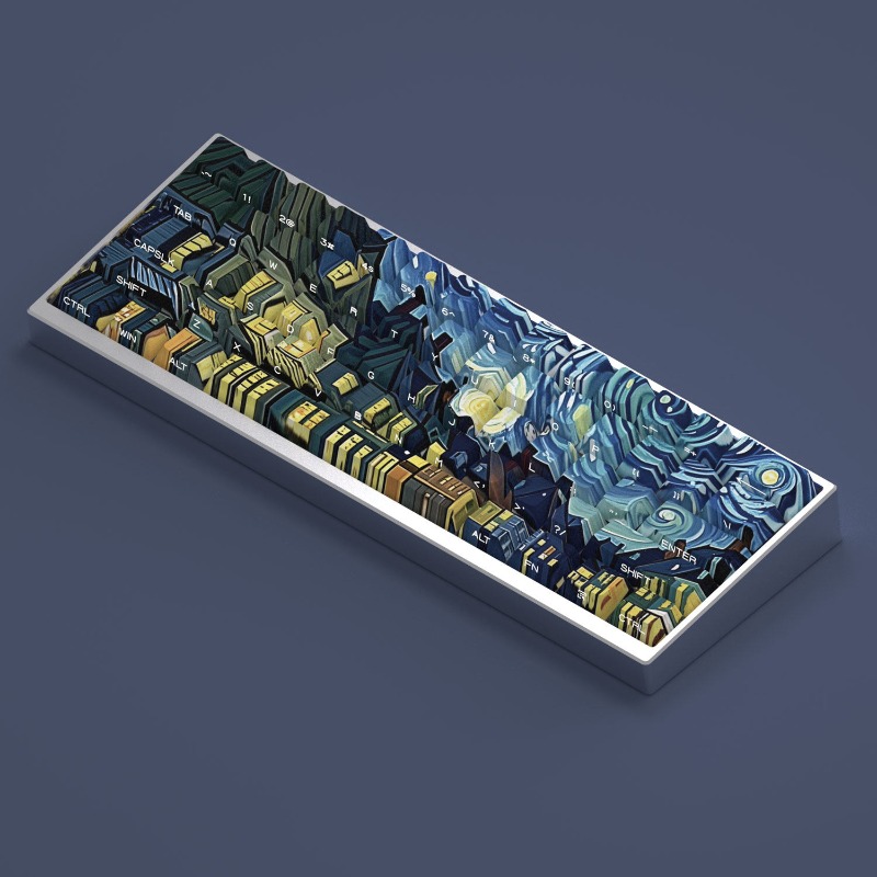 Van Gogh Starry Sky Theme Keyc - đánh giá và giá Gaming Accessories To Gift