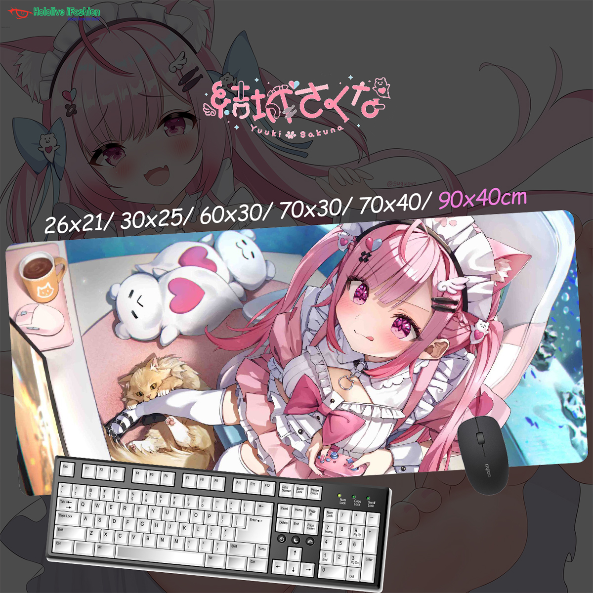 Yuuki Sakuna Flat Mouse Pad Vt - đánh giá và giá Gaming Accessories Officeworks