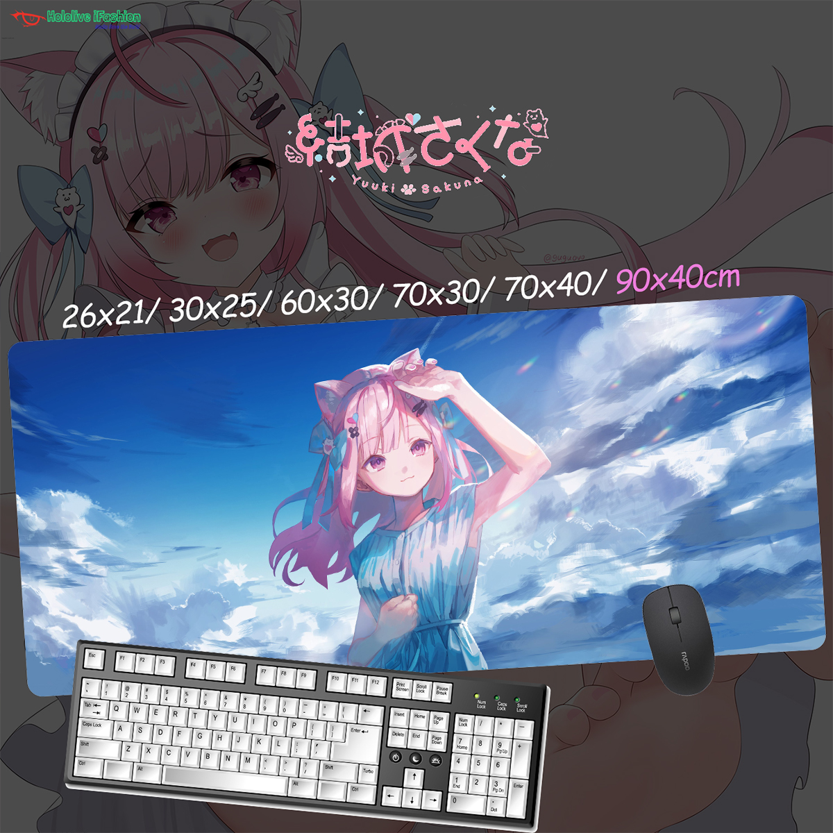 Yuuki Sakuna Flat Mouse Pad Vt - đánh giá và giá Gaming Accessories Officeworks