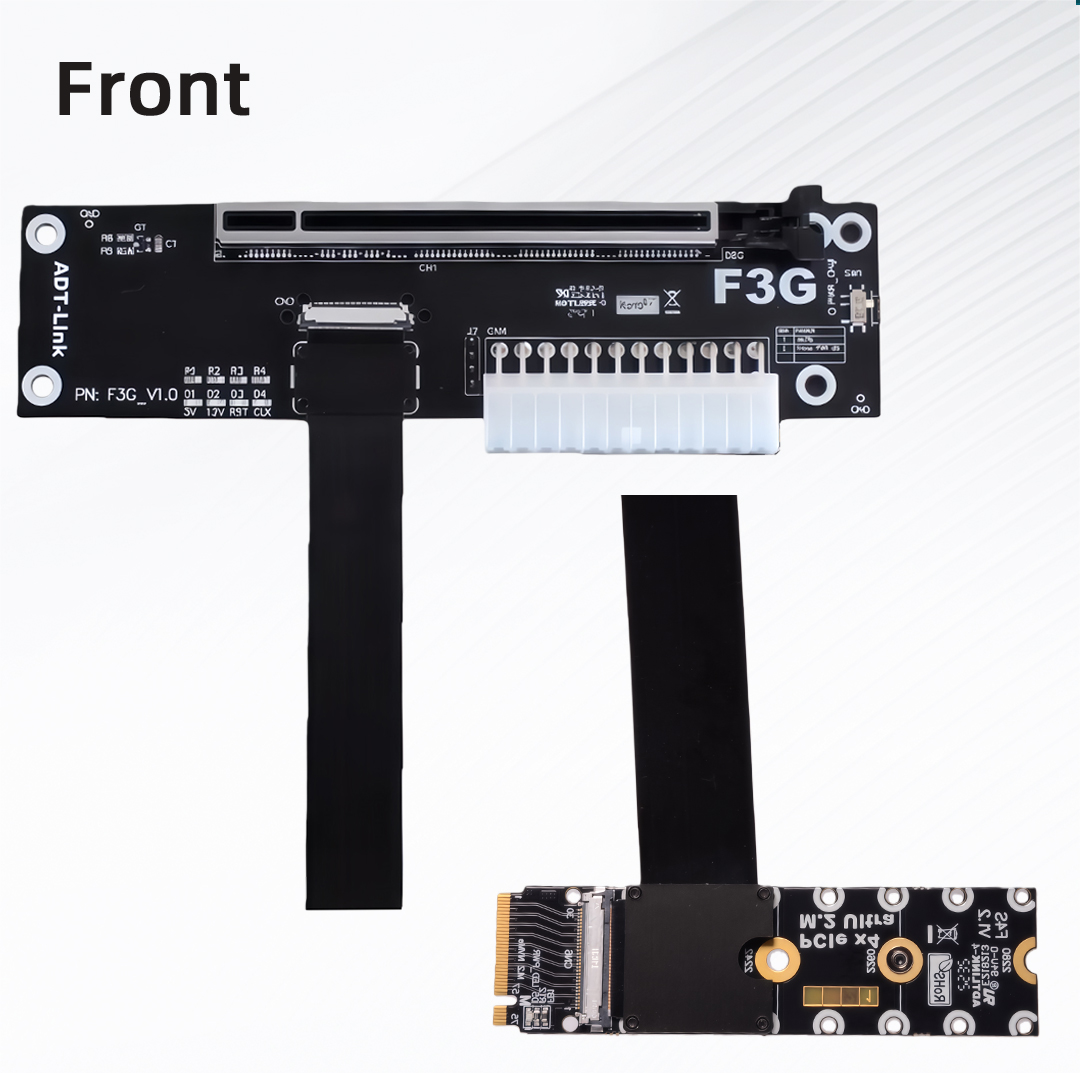ADT-Link PCIE 5.0 128G/bps M.2 - đánh giá và giá Pcie Extension Cable
