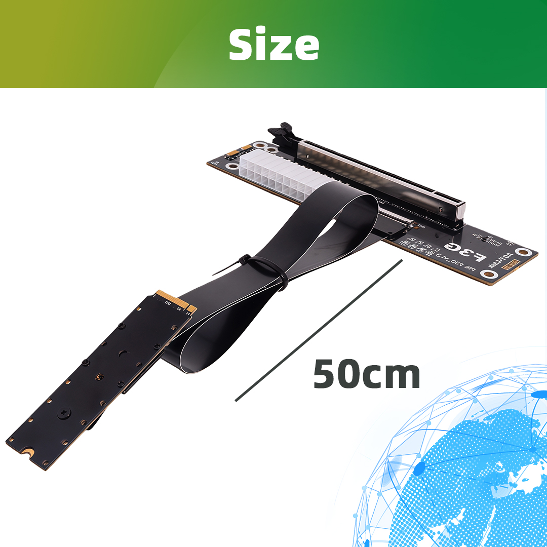 ADT-Link M.2 NVMe GPU Dock PCI - đánh giá và giá Pcie Extension Cable