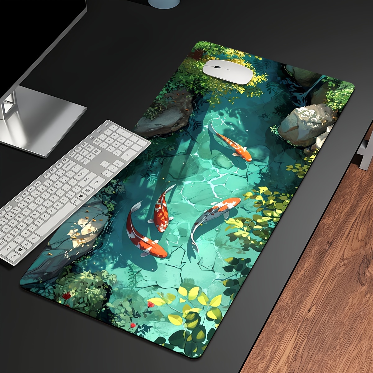 Large Koi Fish Gaming Mouse Pa - đánh giá và giá Gaming Accessories Officeworks