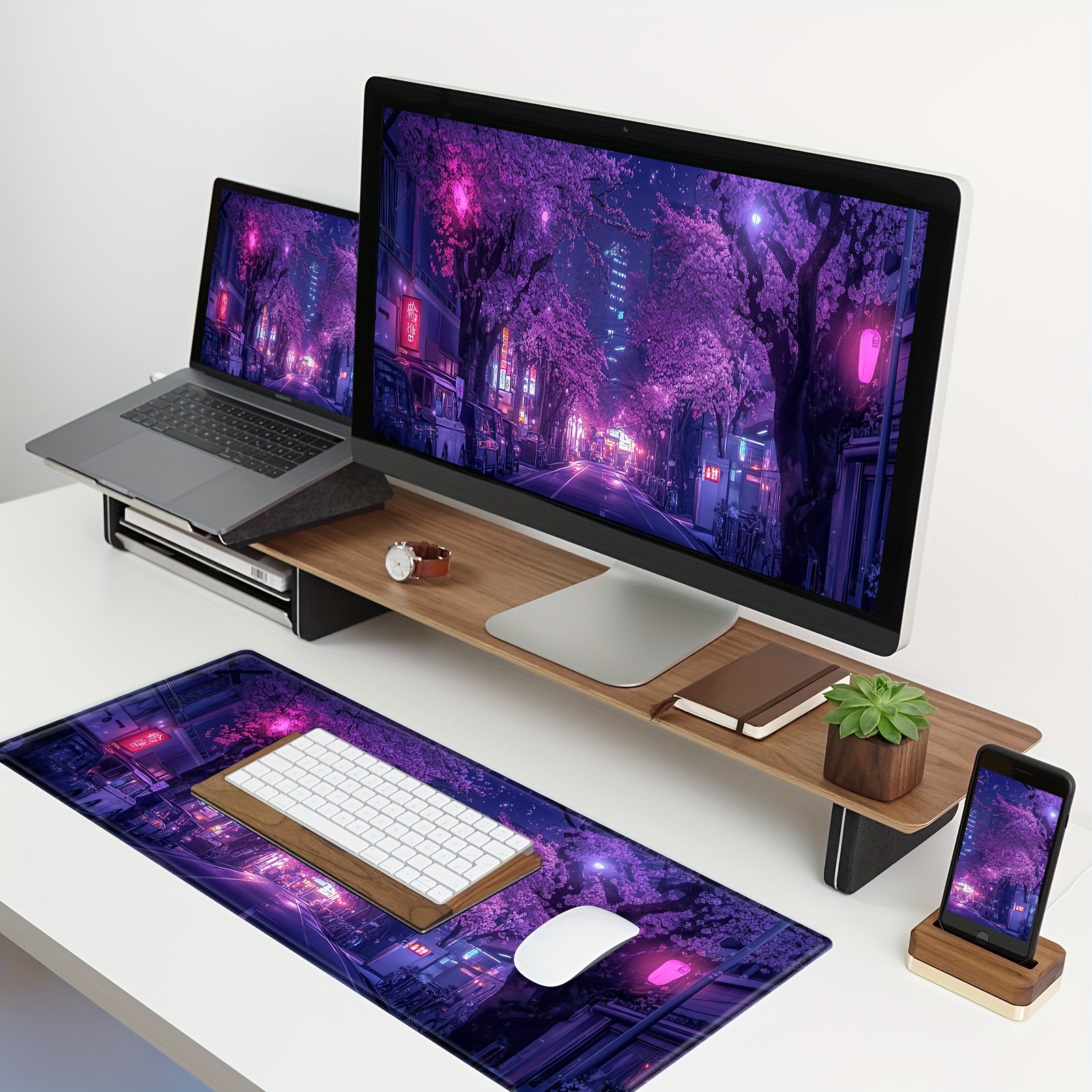 Mouse Pad Japanese Street Purp - đánh giá và giá Gaming Accessories Officeworks