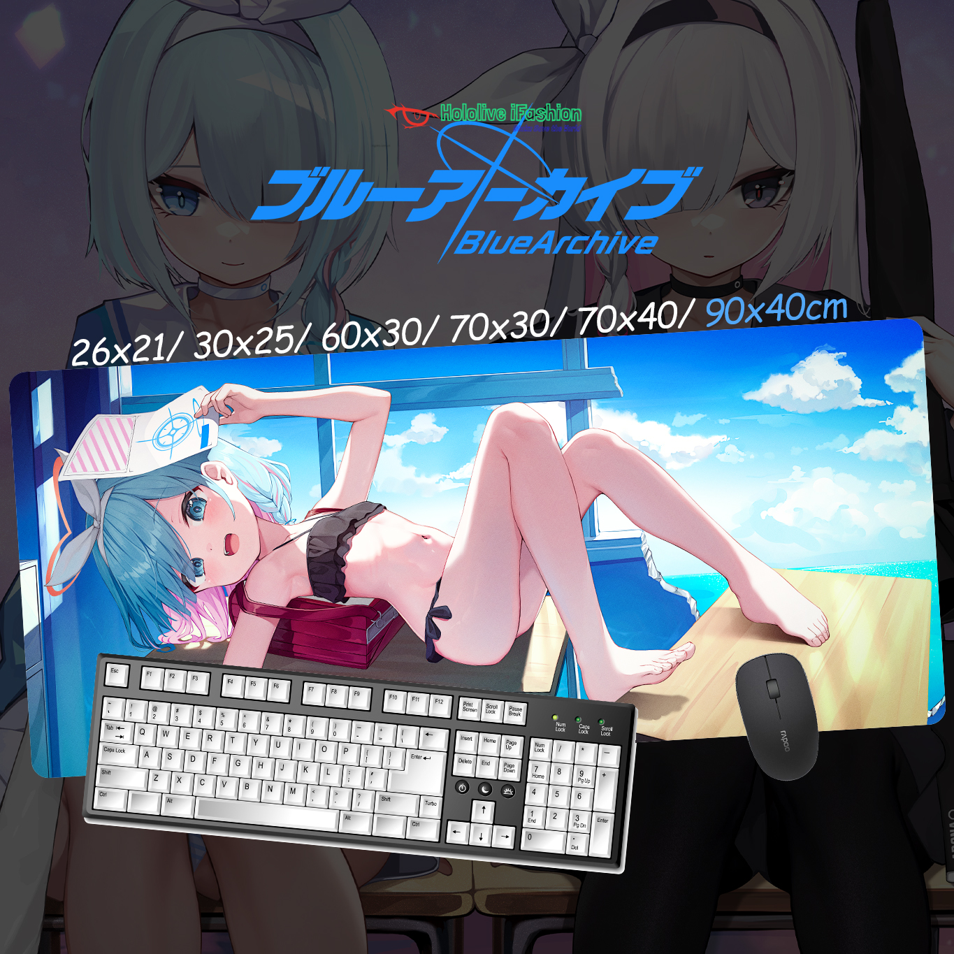 Arona Plana Mouse Pad Blue Arc - đánh giá và giá Gaming Accessories Officeworks