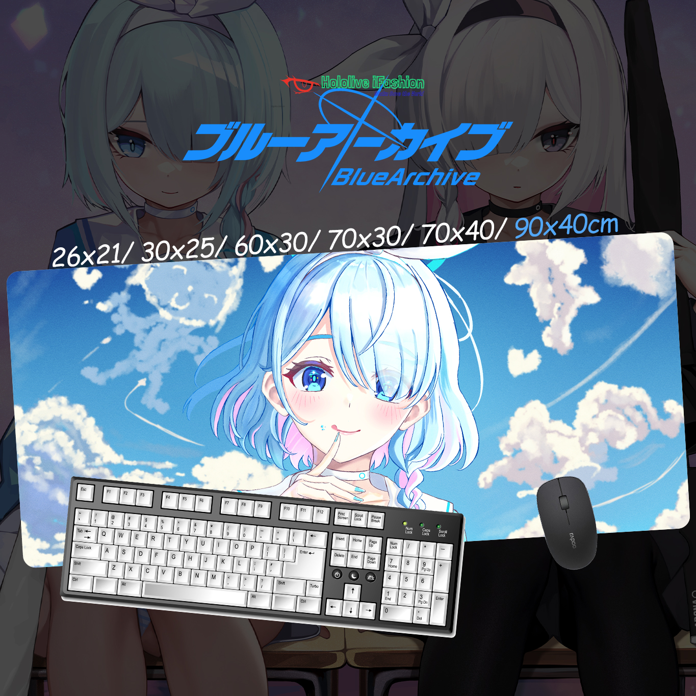 Arona Plana Mouse Pad Blue Arc - đánh giá và giá Gaming Accessories Officeworks