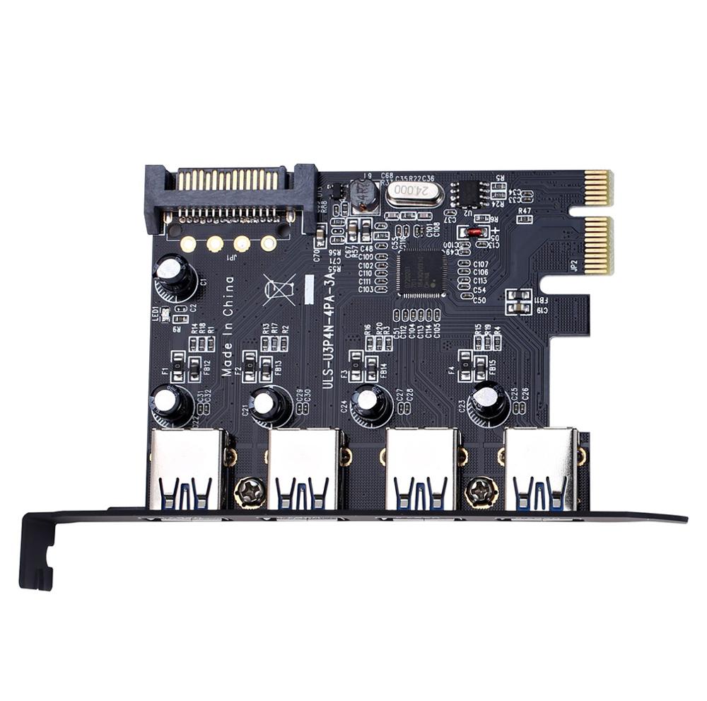 Pcie To USB 3.0 HUB Adapter 4  - đánh giá và giá Pcie Extension Cable