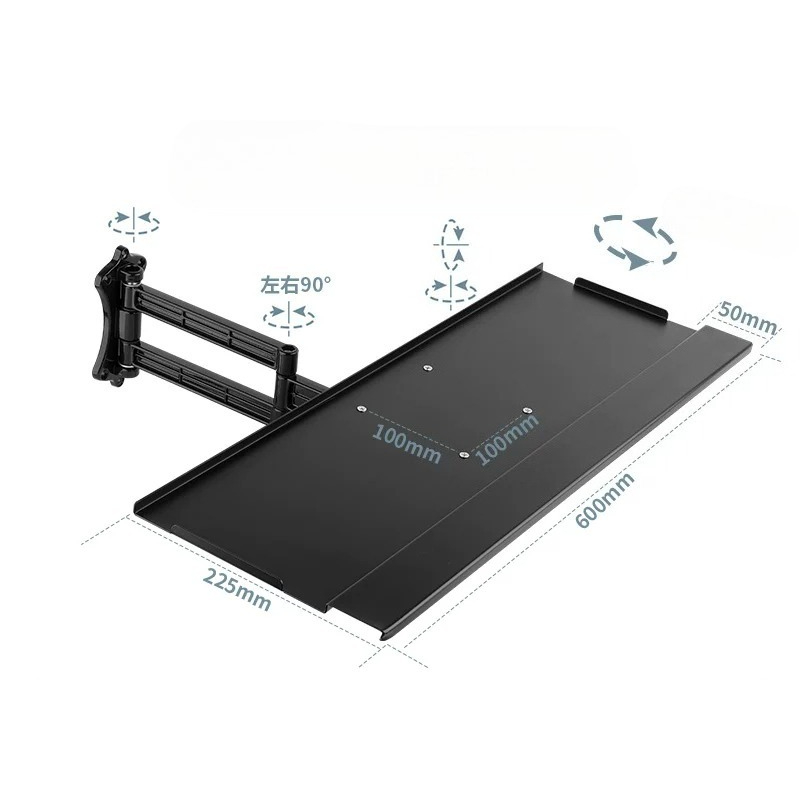 Wall Mount Telescopic Keyboard - đánh giá và giá Wrist Rest Ergonomic